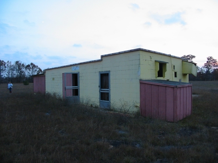 Chippewa Drive-In Theatre - Outside Of Concession - Photo From Water Winter Wonderland (newer photo)